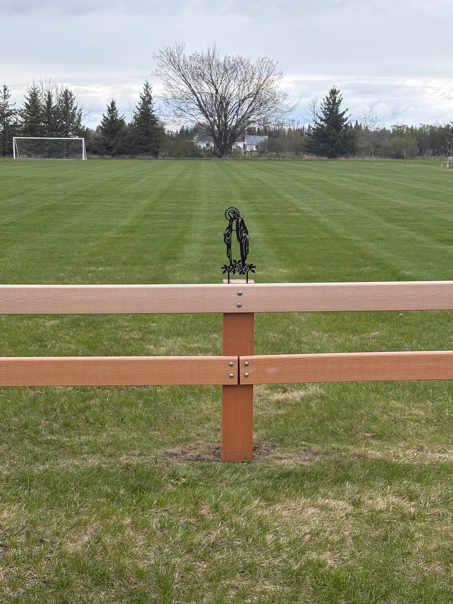 Mother Mary | Garden & Fence Post